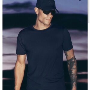 Men's Alo Reform Navy Blue Crew Neck T-Shirt